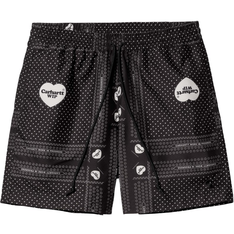 CARHARTT SLATER SWIM TRUNKS NEGRO