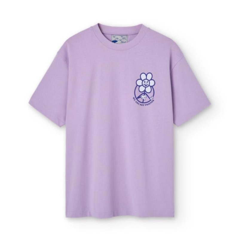 DAISY LOGO WORKER T-SHIRT MORADO