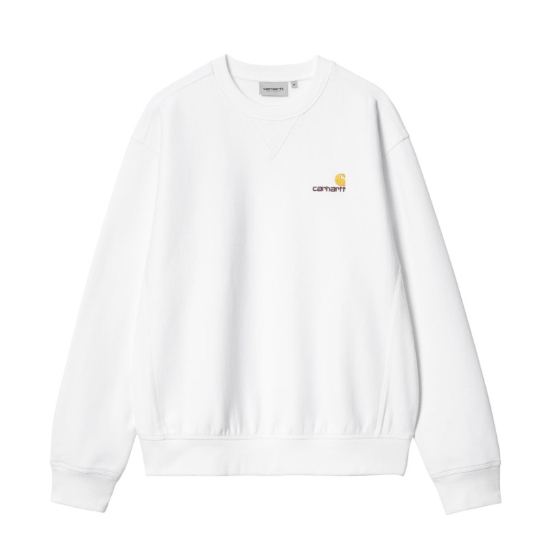 CARHARTT AMERICAN SCRIPT SWEAT BLANCO