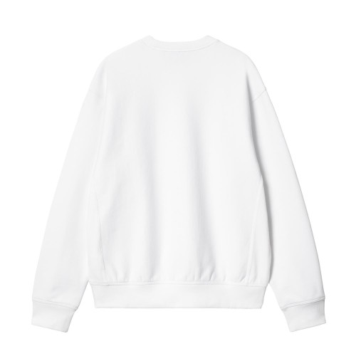 CARHARTT AMERICAN SCRIPT SWEAT BLANCO