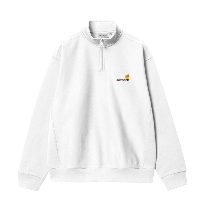 CARHATT HALF ZIP AMERICAN BLANCO