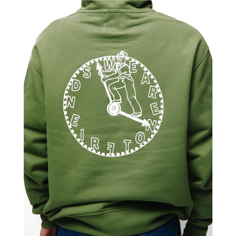 CATCH ME IF U CAN HOODIE VERDE