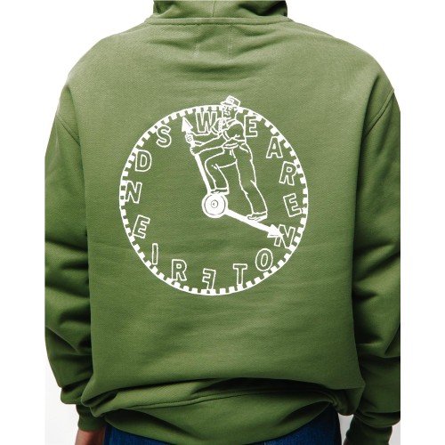 CATCH ME IF U CAN HOODIE VERDE