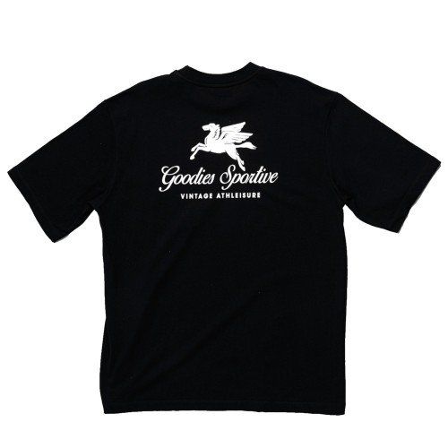 GOODIES PEGASUS BLACK TEE 2