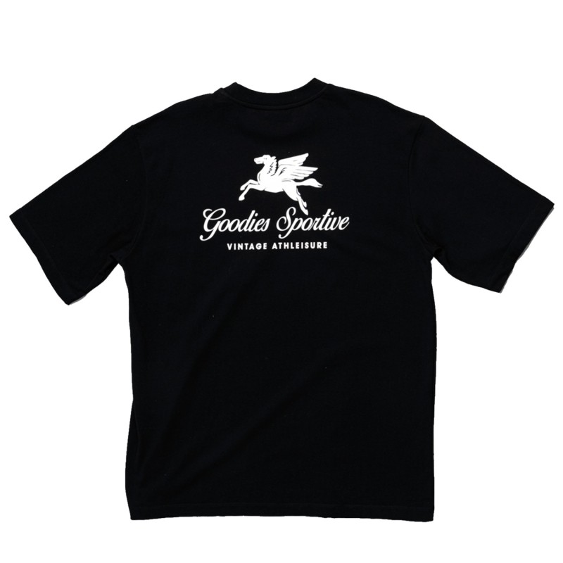 GOODIES PEGASUS BLACK TEE