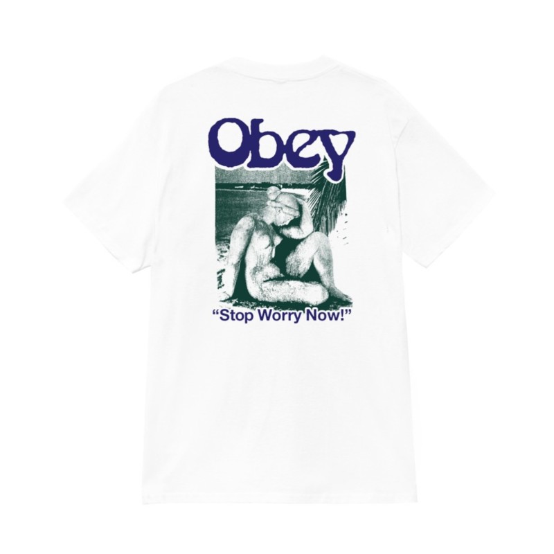 OBEY STOP WORRY NOW BLANCO OBEY STOP WORRY NOW BLANCO