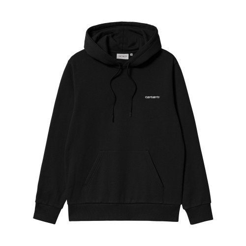 CARHARTT SCRIPT HOODED NEGRO