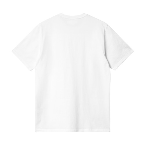 S/S POCKET HEART T-SHIRT BLANCO