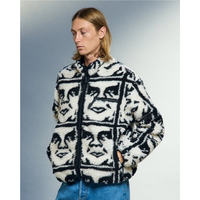 OBEY REPEATED ICON SHERPA JKT