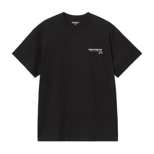 S/S GARBLE  T-SHIRT NEGRO