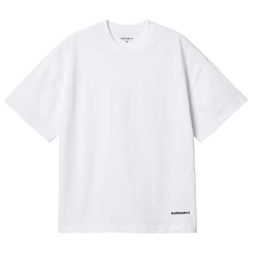 S/S LINK SCRIPT T-SHIRT BLANCO