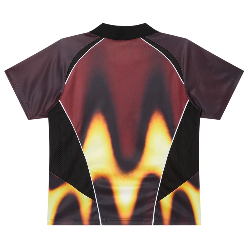 OBEY BLURRED SOCCER JERSEY ROJO