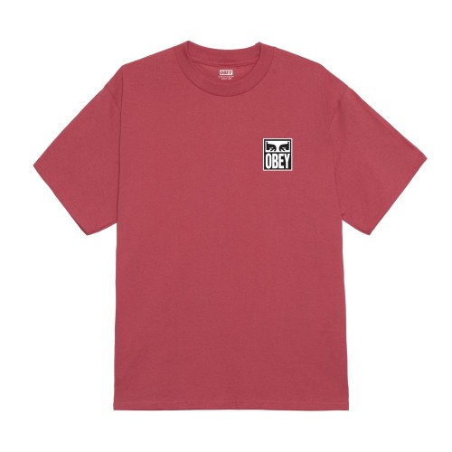 OBEY EYES ICON 2 TEE ROJO
