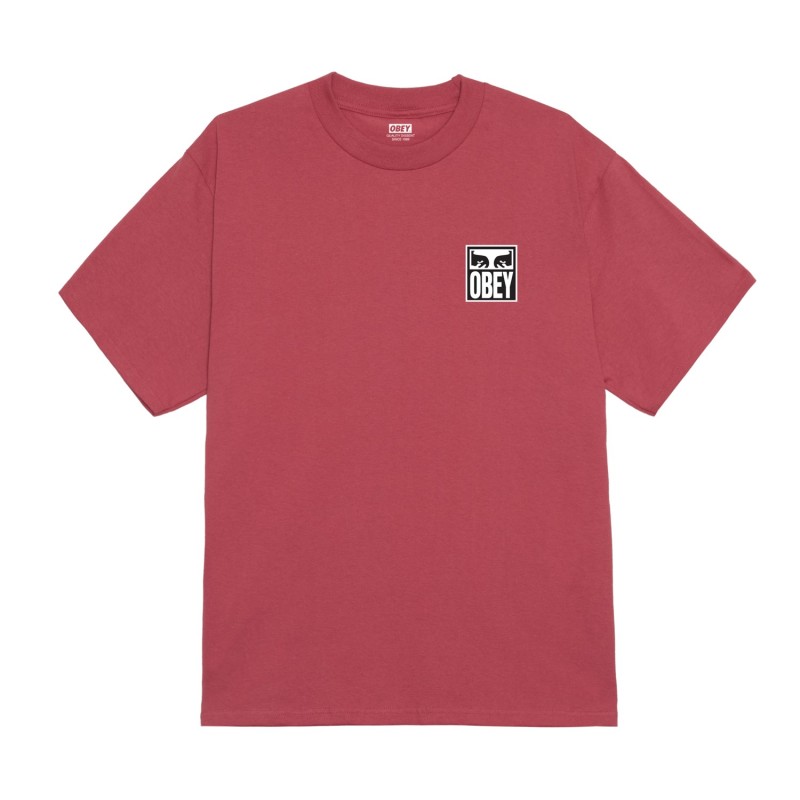 OBEY EYES ICON 2 TEE ROJO