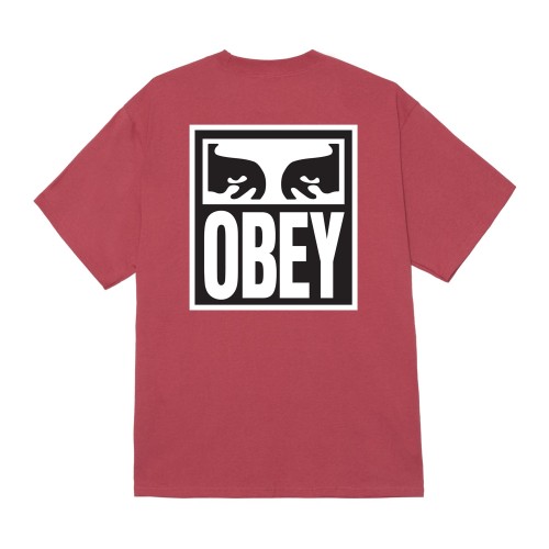 OBEY EYES ICON 2 TEE ROJO 2