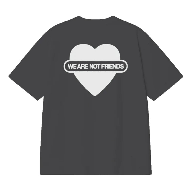 WANF UNION LOVE ANTRA BOXY TEE NEGRO