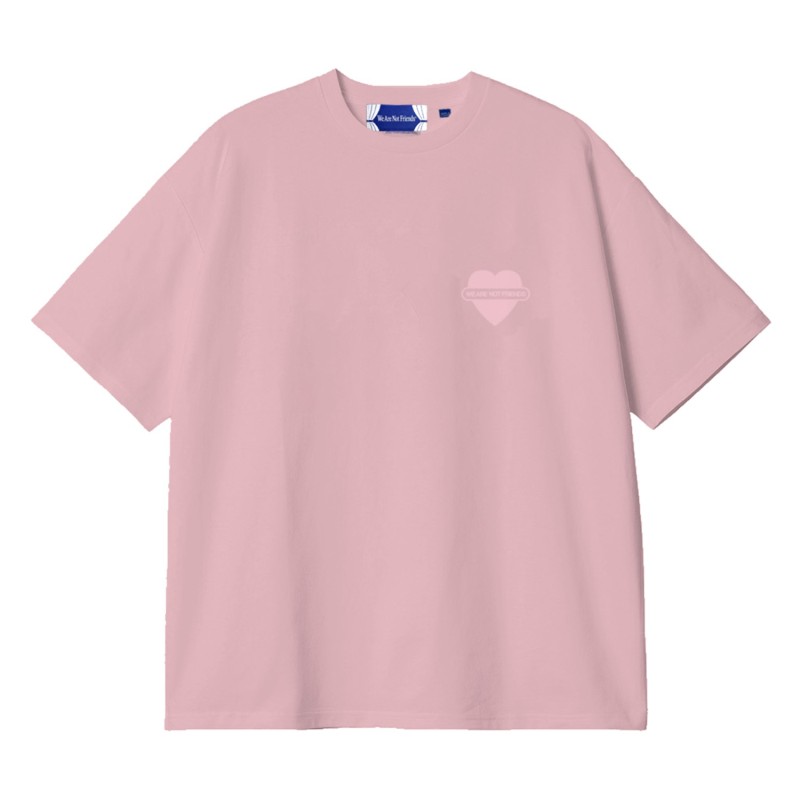 WANF UNION LOVE ANTRA BOXY TEE PEACH