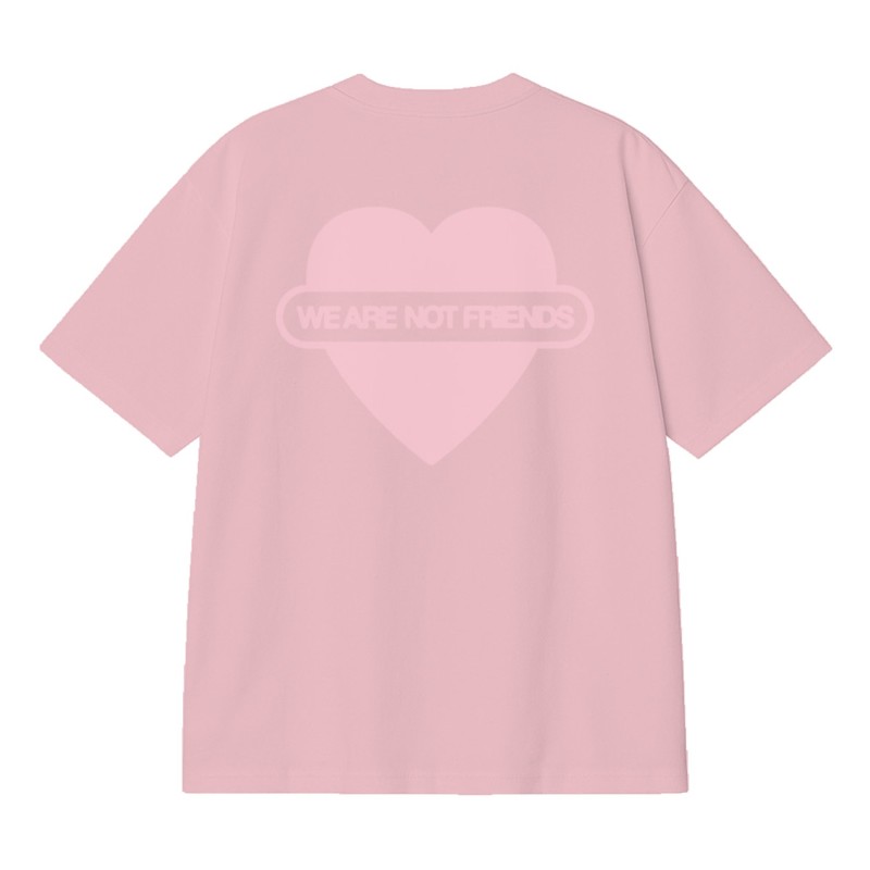 WANF UNION LOVE ANTRA BOXY TEE PEACH