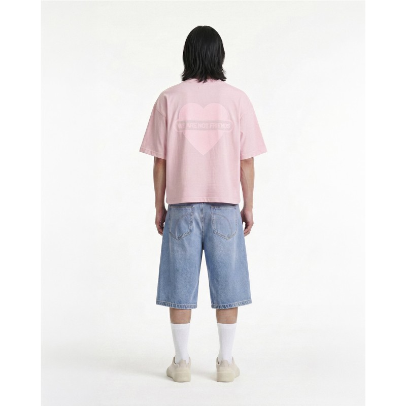 WANF UNION LOVE ANTRA BOXY TEE PEACH