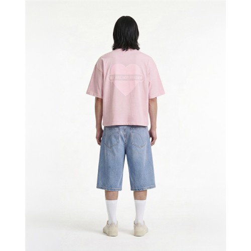 WANF UNION LOVE ANTRA BOXY TEE PEACH