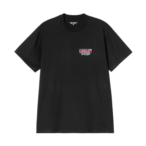 S/S LUGGAGE LABEL T-SHIRT NEGRO
