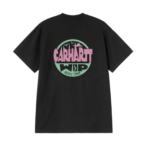 S/S LUGGAGE LABEL T-SHIRT NEGRO