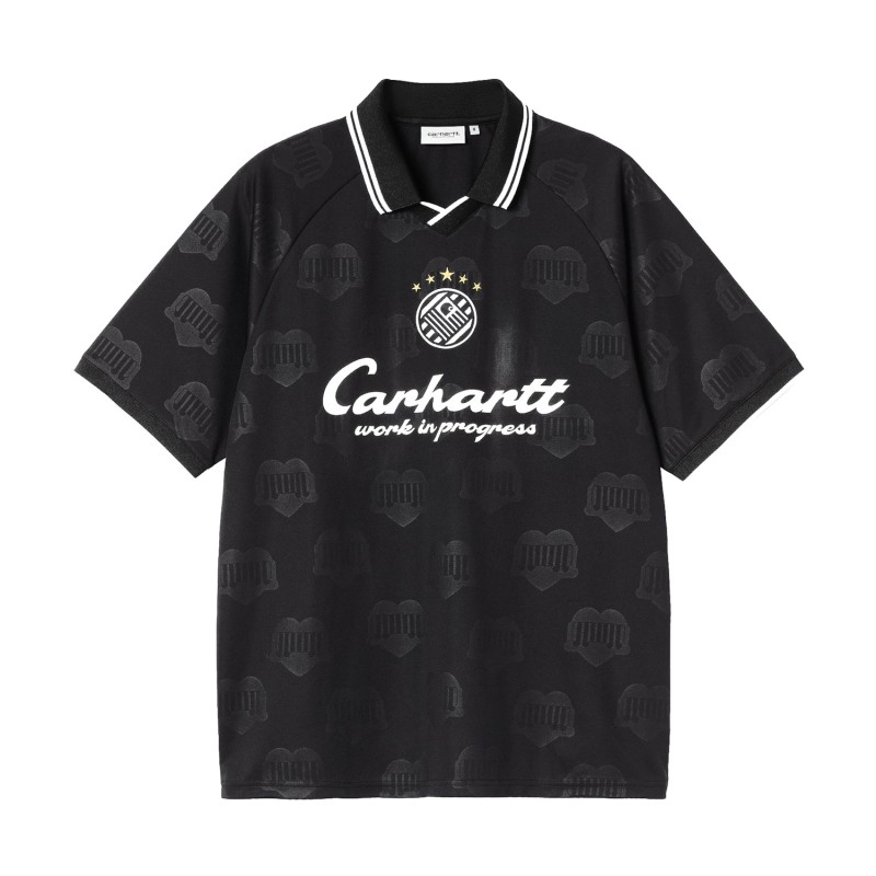 S/S TERRACE FOOTBALL T-SHIRT NEGRO