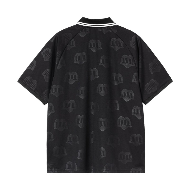S/S TERRACE FOOTBALL T-SHIRT NEGRO