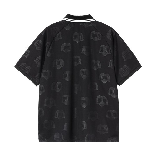S/S TERRACE FOOTBALL T-SHIRT NEGRO