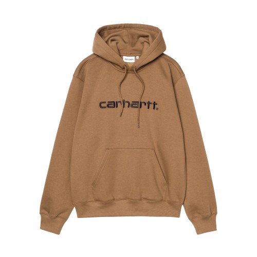 CARHARTT HOODED SWEAT HAMILTON BROWN