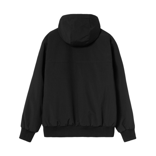CARHARTT HOODED SAIL JACKET NEGRO 2