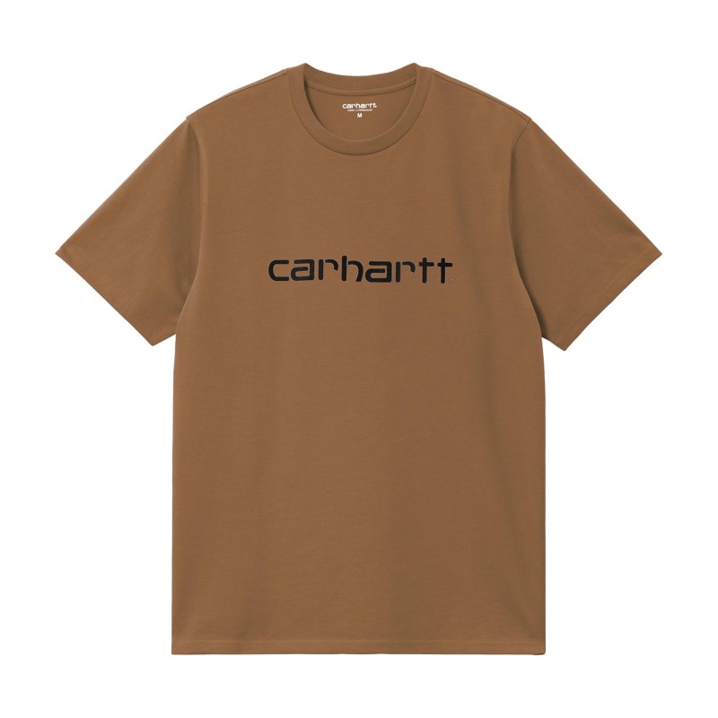 S/S SCRIPT T-SHIRT HAMILTON BROWN