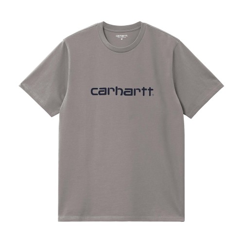 S/S SCRIPT T-SHIRT SHADY GREY