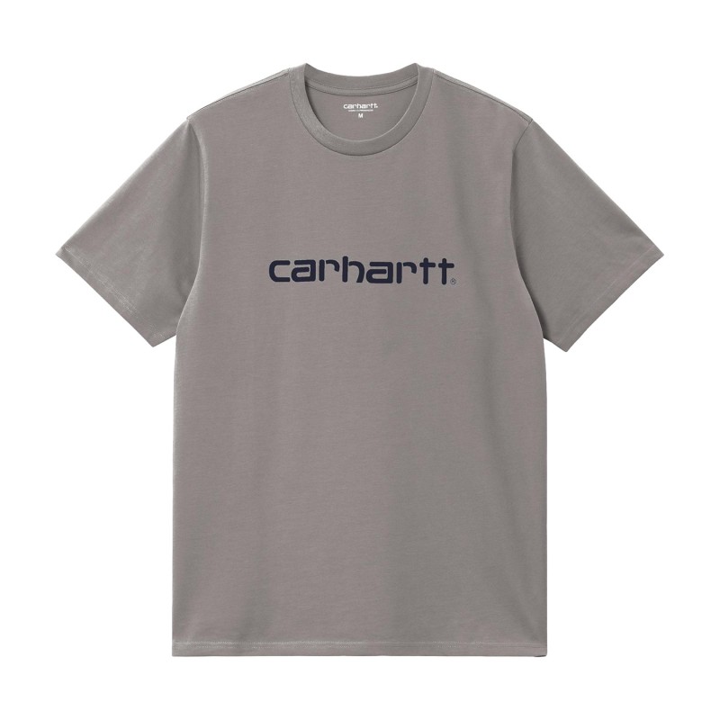 S/S SCRIPT T-SHIRT SHADY GREY