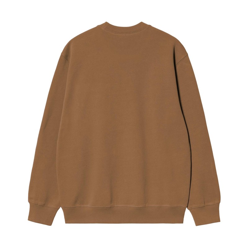 CARHARTT SWEAT HAMILTON BROWN