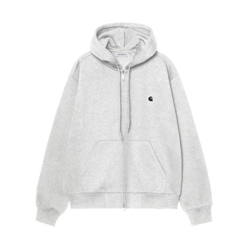 HOODED MACK JACKET ASH HEATHER