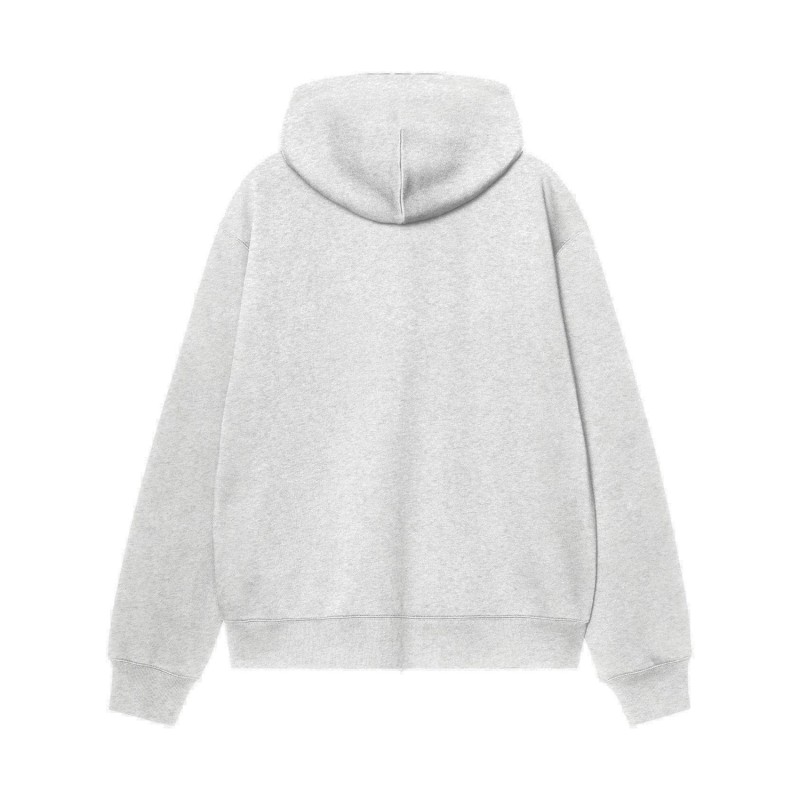 HOODED MACK JACKET ASH HEATHER
