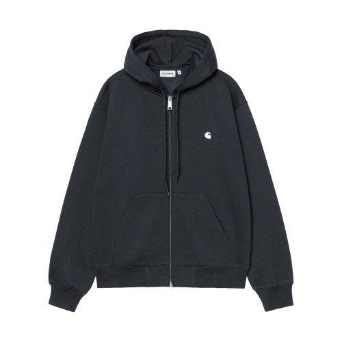 HOODED MACK JACKET NAVY