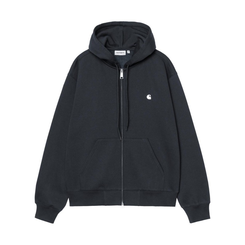 HOODED MACK JACKET NAVY