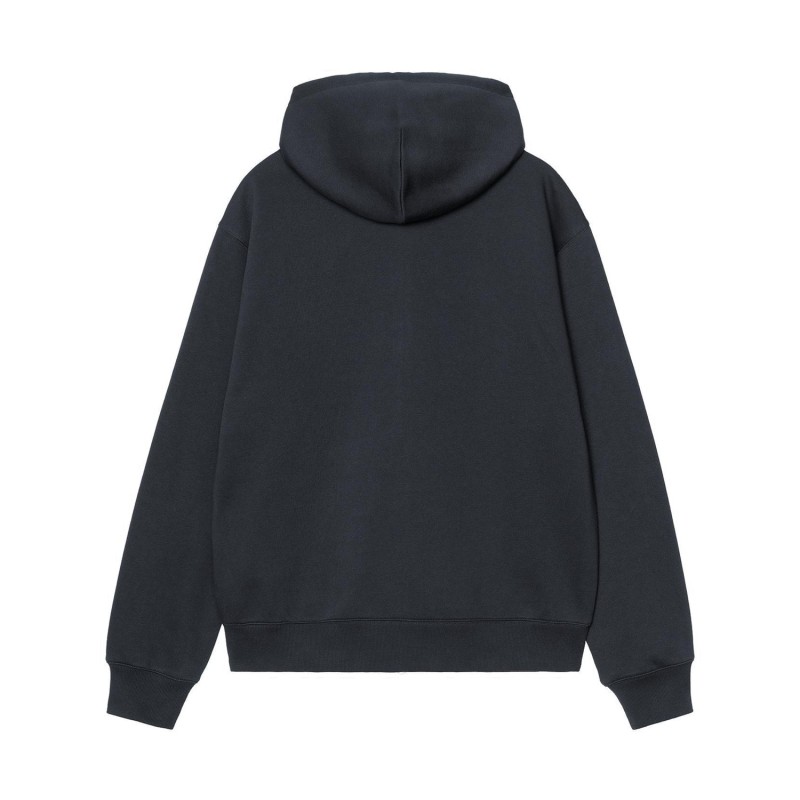 HOODED MACK JACKET NAVY