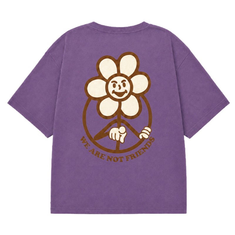 DAISY BOXY T-SHIRT VIOLETA