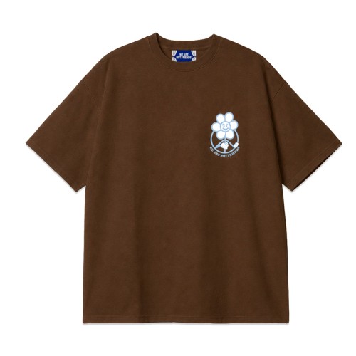 DAISY BOXY T-SHIRT MARRON