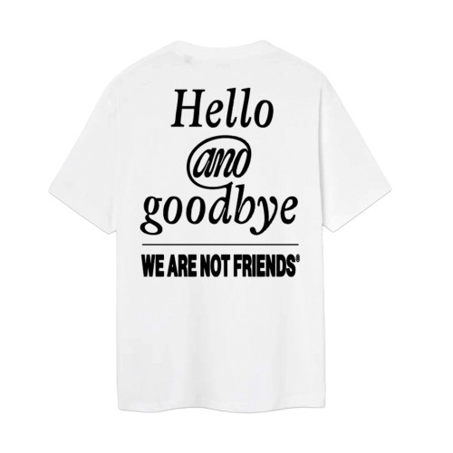 HELLO & GOODBYE T-SHIRT BLANCO
