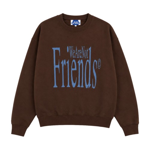FRIENDS LETTER CREWNECK MARRON