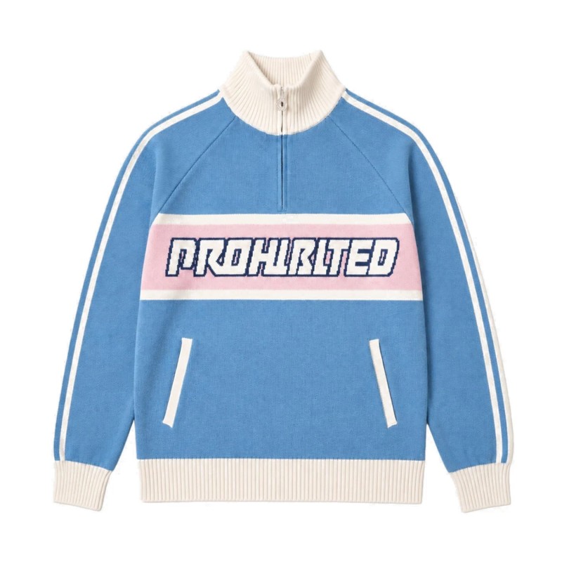 LETTERMAN KNITTED QUARTER ZIP