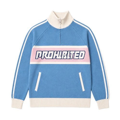 LETTERMAN KNITTED QUARTER ZIP 2