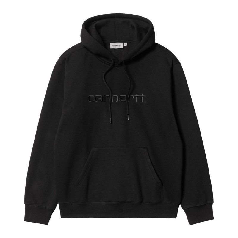 CARHARTT HOODED SWEAT NEGRO