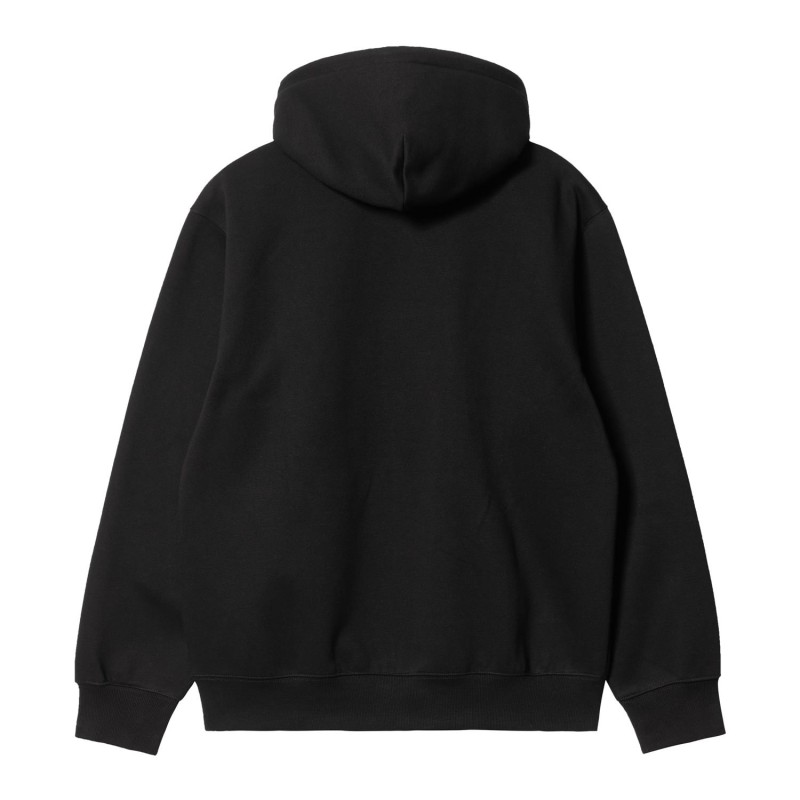 CARHARTT HOODED SWEAT NEGRO