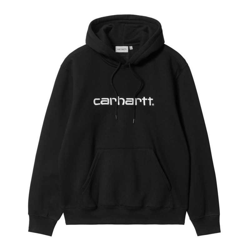 CARHARTT HOODED SWEAT BLACK