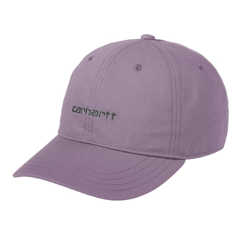 CARHARTT CANVAS SCRIPT CAP GLASSY PURPLE